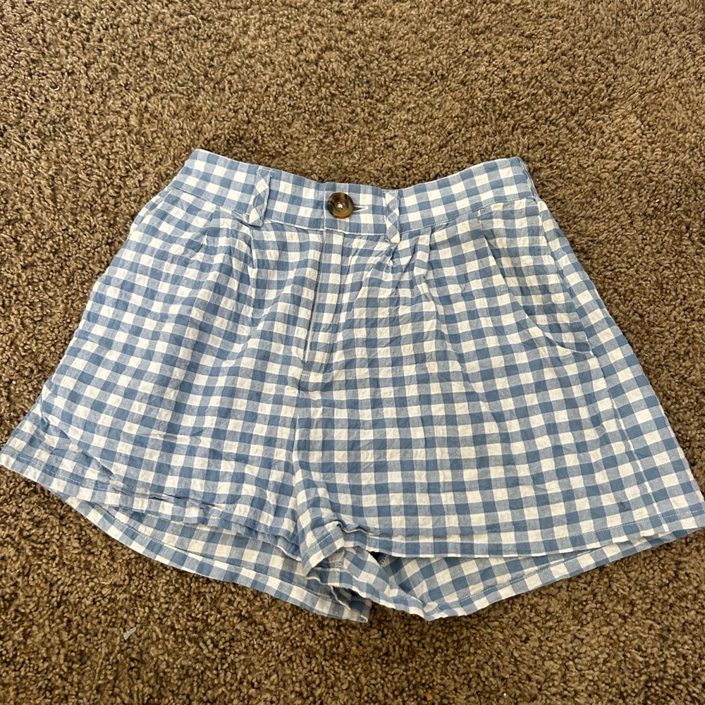 abound gingham shorts